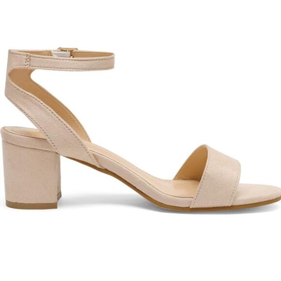 DREAM PAIRS Carnival Leather Suede Ankle Strap Low Block Chunky Heel Sandal Pump - Picture 14 of 15